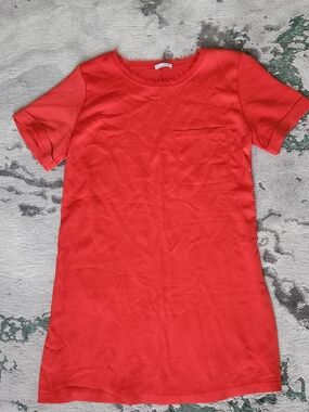 Zara Frayed Edge Mini Dress Size Small